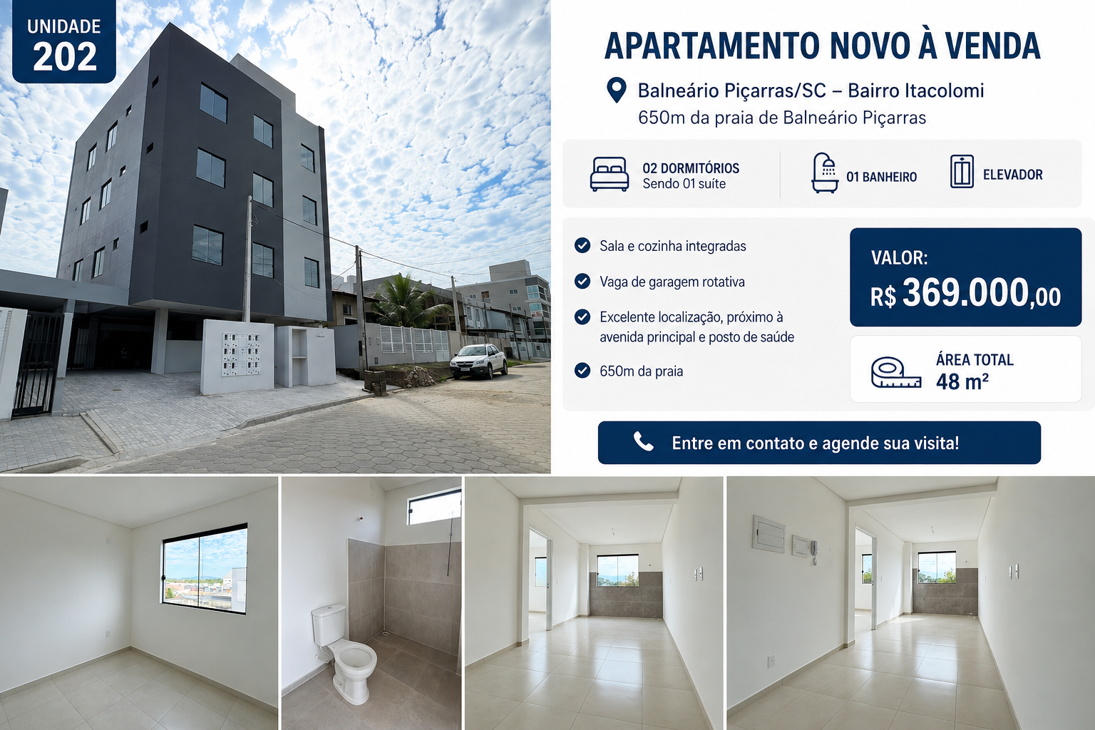 Imagem destaque do imovel Apartamento - Venda - APARTAMENTO NA PRAIA DAS PALMEIRAS